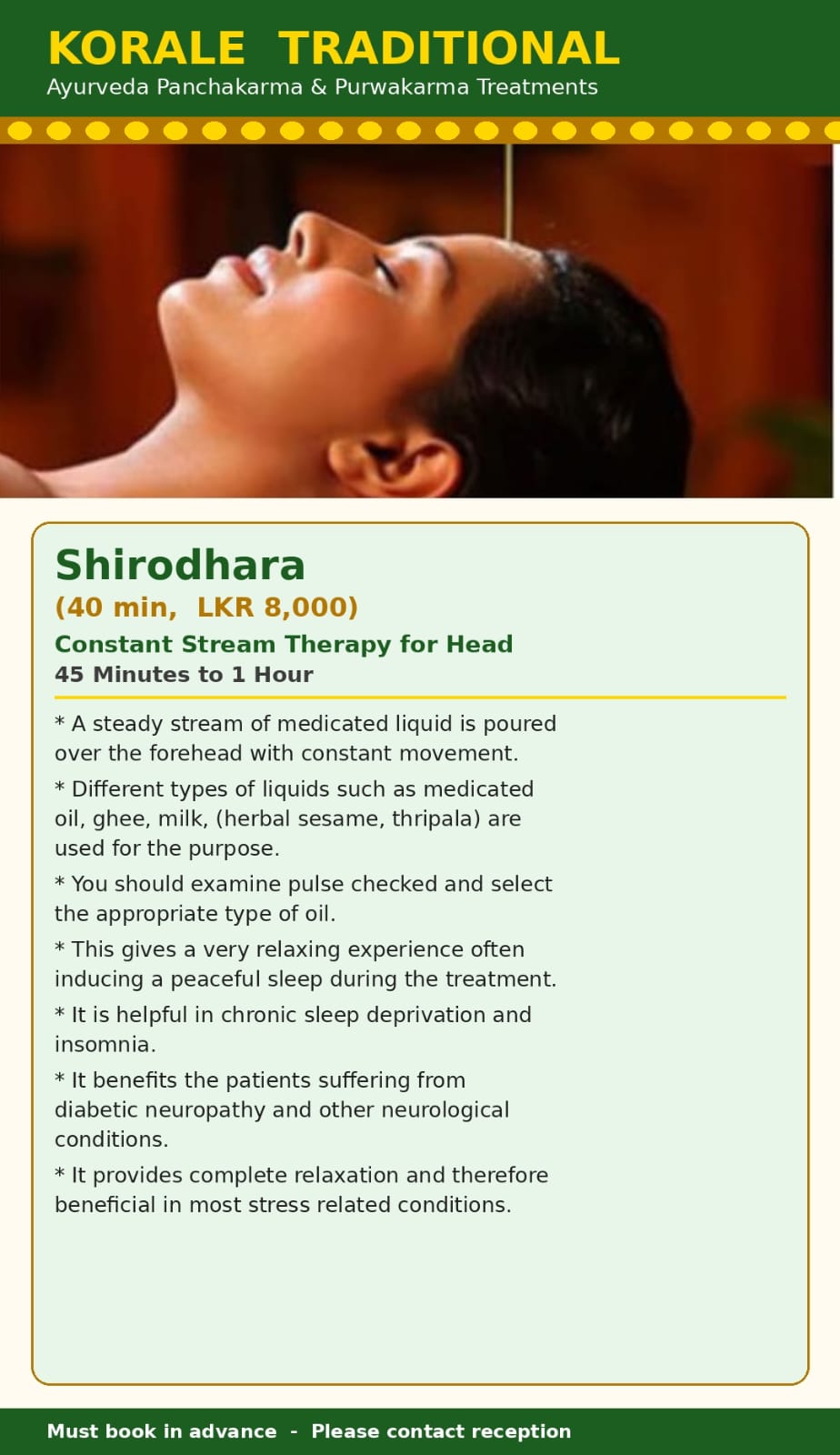 Shirodhara